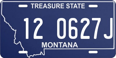 MT license plate 120627J