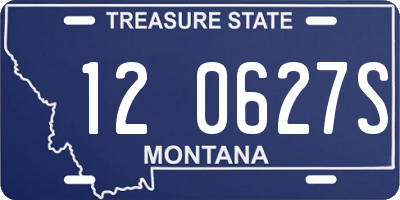 MT license plate 120627S