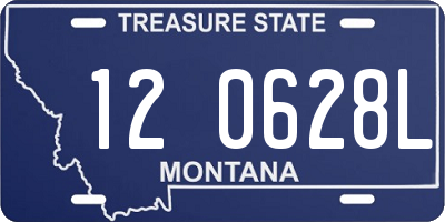 MT license plate 120628L