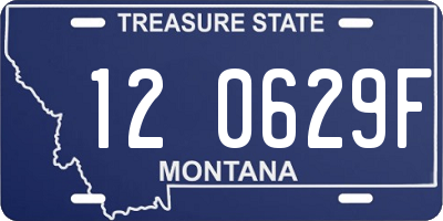 MT license plate 120629F