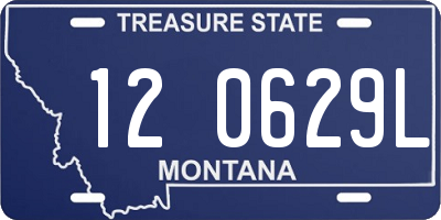 MT license plate 120629L