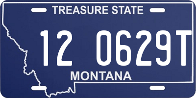 MT license plate 120629T