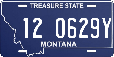 MT license plate 120629Y
