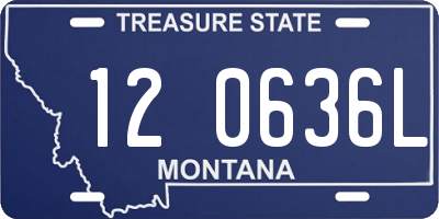 MT license plate 120636L