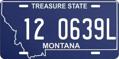 MT license plate 120639L