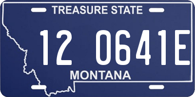 MT license plate 120641E