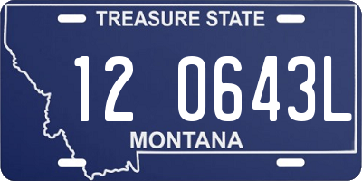 MT license plate 120643L