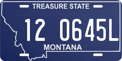 MT license plate 120645L