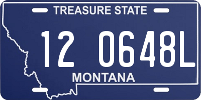 MT license plate 120648L