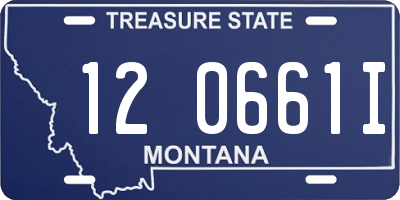 MT license plate 120661I