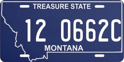 MT license plate 120662C