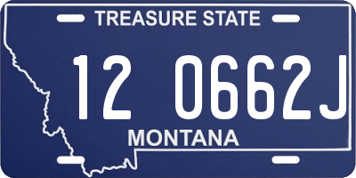 MT license plate 120662J
