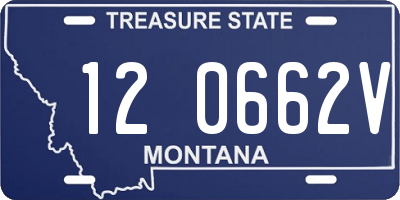 MT license plate 120662V