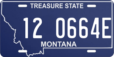 MT license plate 120664E