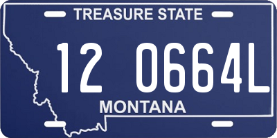 MT license plate 120664L