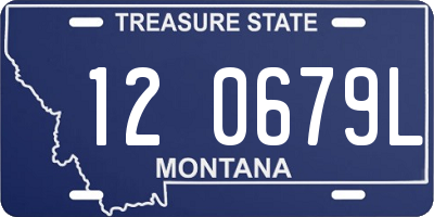 MT license plate 120679L