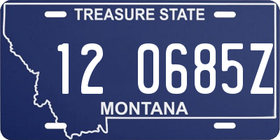 MT license plate 120685Z
