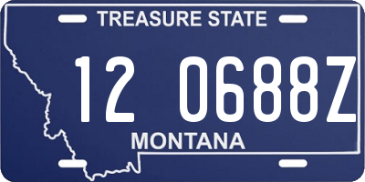 MT license plate 120688Z