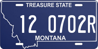 MT license plate 120702R