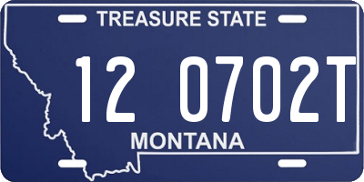 MT license plate 120702T