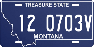 MT license plate 120703V