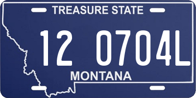 MT license plate 120704L