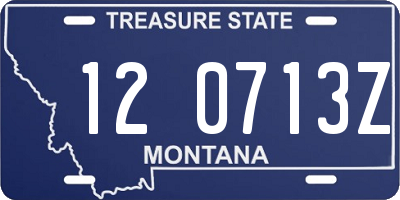 MT license plate 120713Z