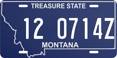 MT license plate 120714Z