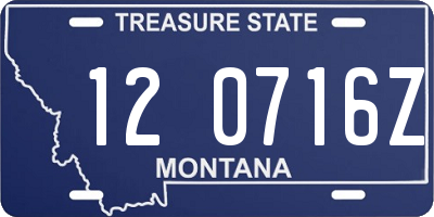 MT license plate 120716Z