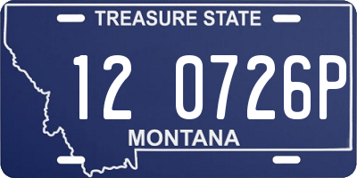 MT license plate 120726P