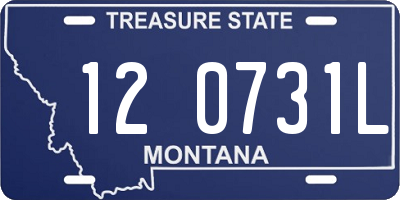 MT license plate 120731L