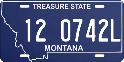 MT license plate 120742L