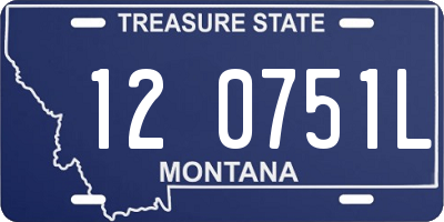 MT license plate 120751L