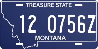 MT license plate 120756Z