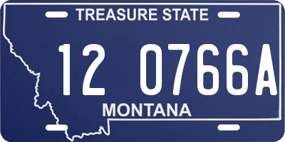 MT license plate 120766A
