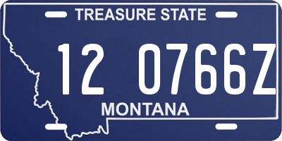 MT license plate 120766Z