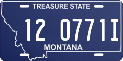 MT license plate 120771I