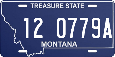 MT license plate 120779A