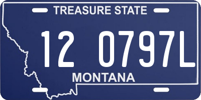 MT license plate 120797L