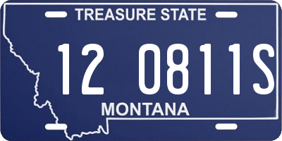 MT license plate 120811S