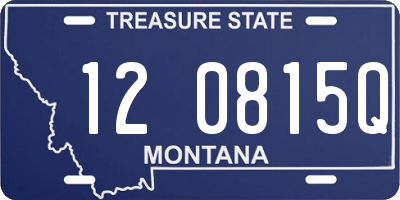 MT license plate 120815Q