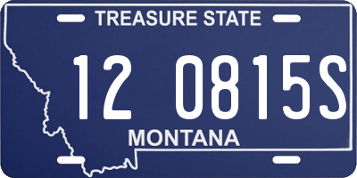 MT license plate 120815S