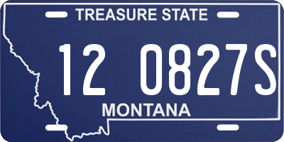 MT license plate 120827S