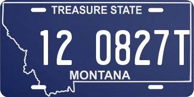 MT license plate 120827T