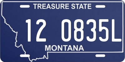 MT license plate 120835L