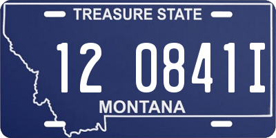 MT license plate 120841I
