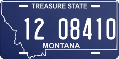 MT license plate 120841O