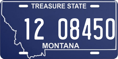 MT license plate 120845O