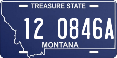 MT license plate 120846A