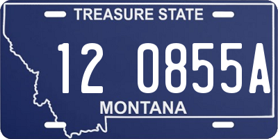 MT license plate 120855A